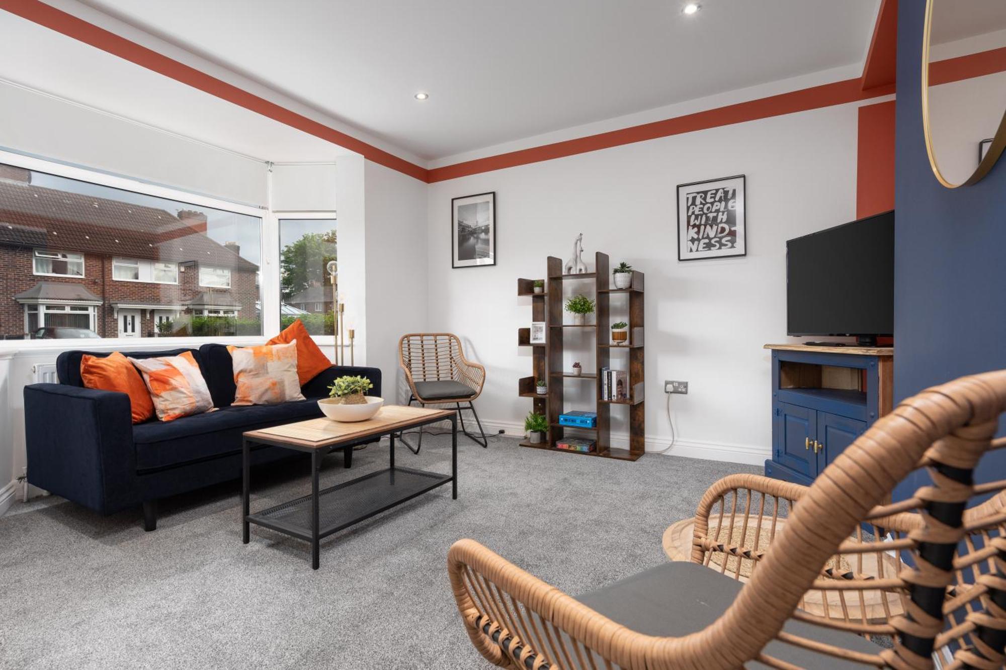 Shawe House - 10 Minute Mcr Airport - Free Parking Villa Wythenshawe Værelse billede